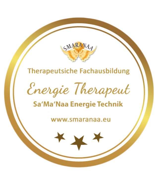 Zertifikat für Energie Therapeut Sa'Ma'Naa Heiltechnik