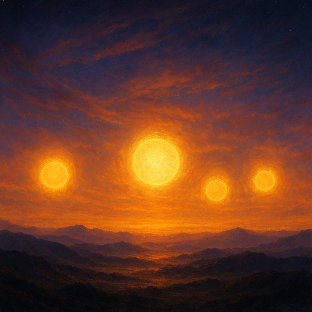 Die vier Sonnen und der Übergang in die neue Dimension