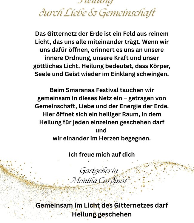 Smaranaa Festival 2026 | Heilung im Erdgitternetz | Deutschland