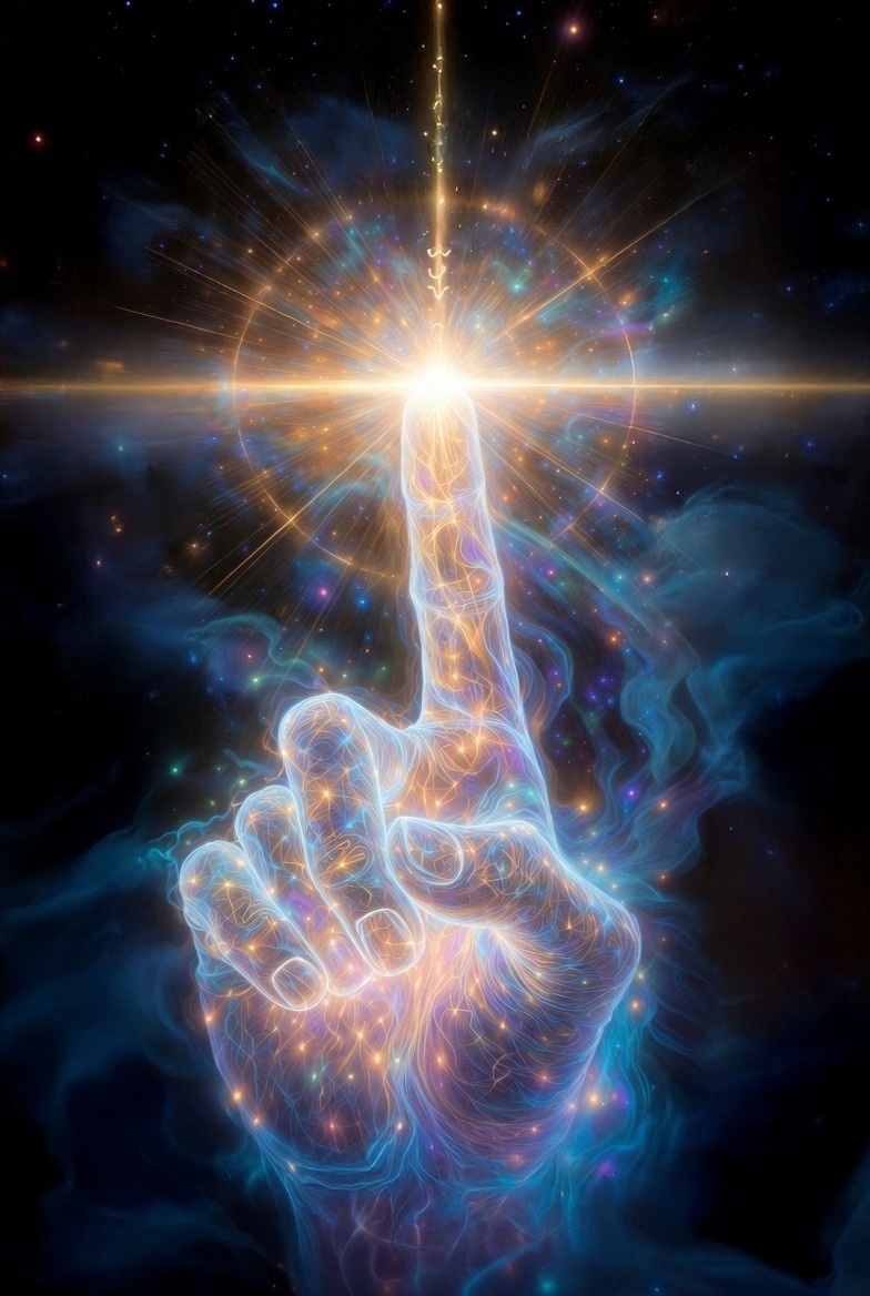 Der Energetische Finger -  Dein unsichtbares Mittel gegen das Dunkle