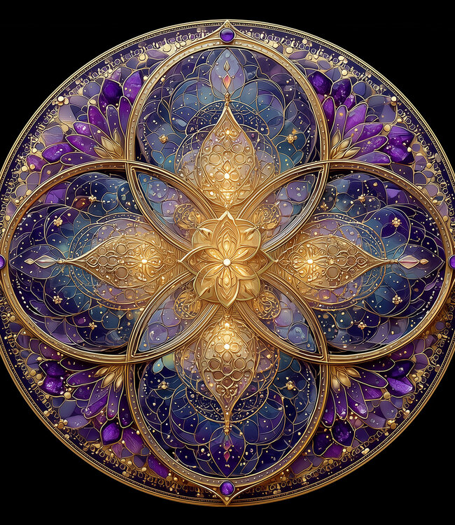 Mandala der Goldenen Zeitlinie ✨ Richte dich auf deine höchste Zukunftsmöglichkeit aus