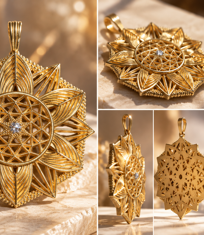 Smaranaa Sun Pendant