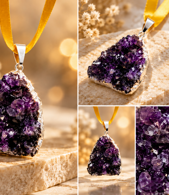 Smaranaa Amethyst Pendant