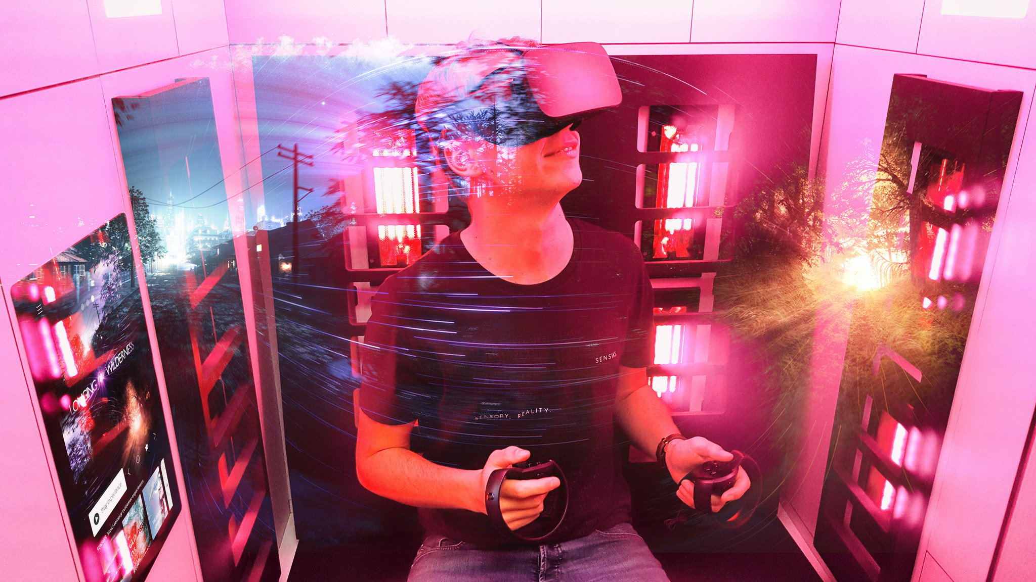 virtual reality multisensory interactive biometrics gaming solutions