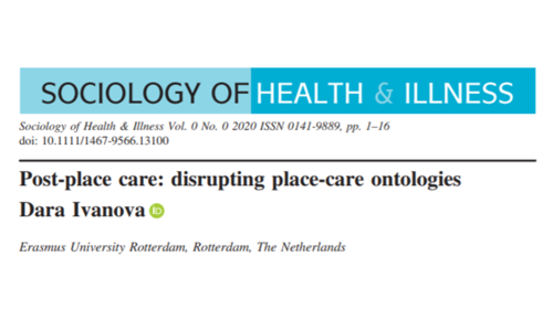 TELECARE STUDY:  Post-place care disrupting place-care ontologies