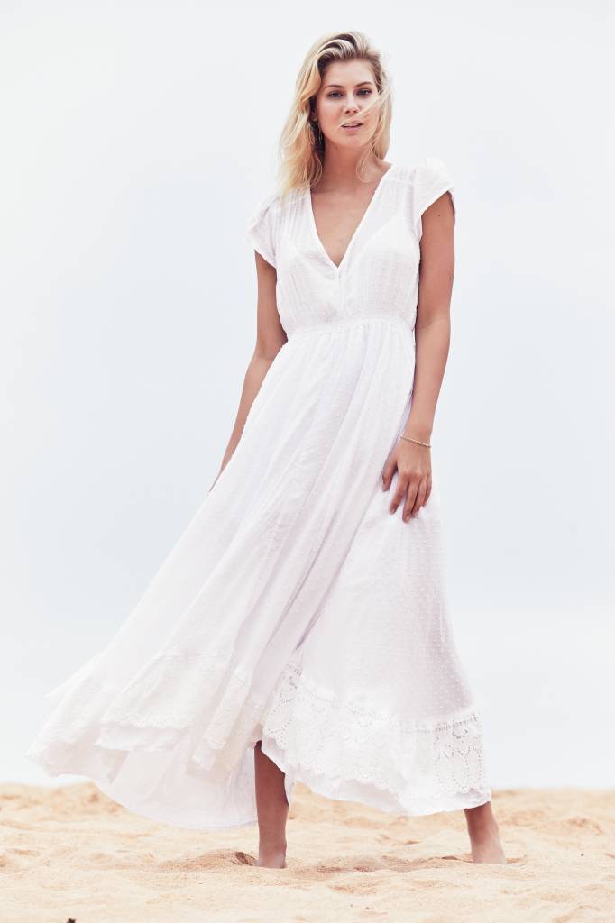 jaase white dress