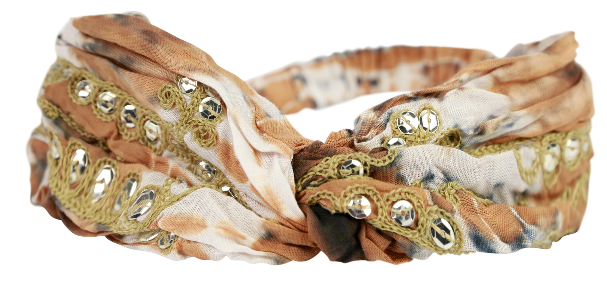 Hair Band Tie Dye Caramel Vakantiemode