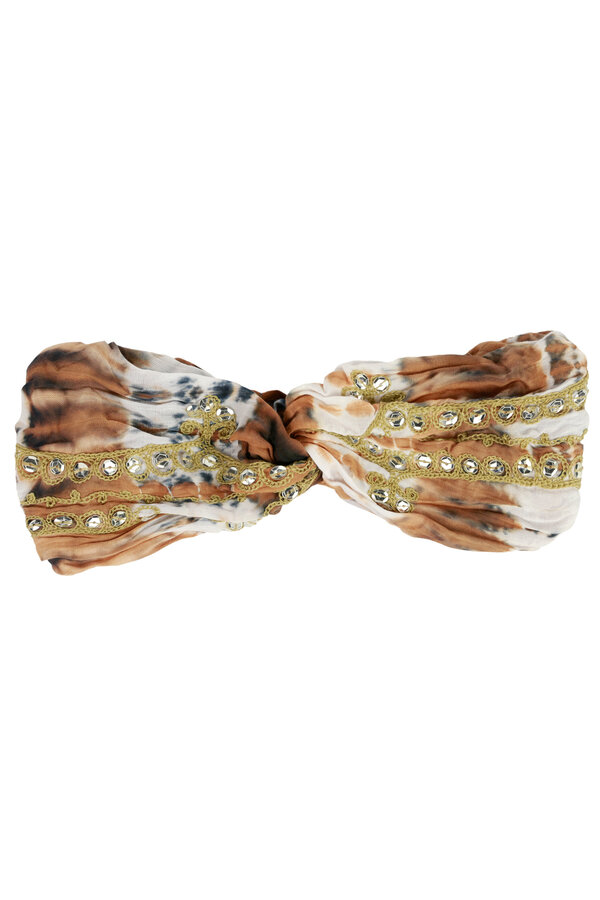 Hair Band Tie Dye Caramel Vakantiemode