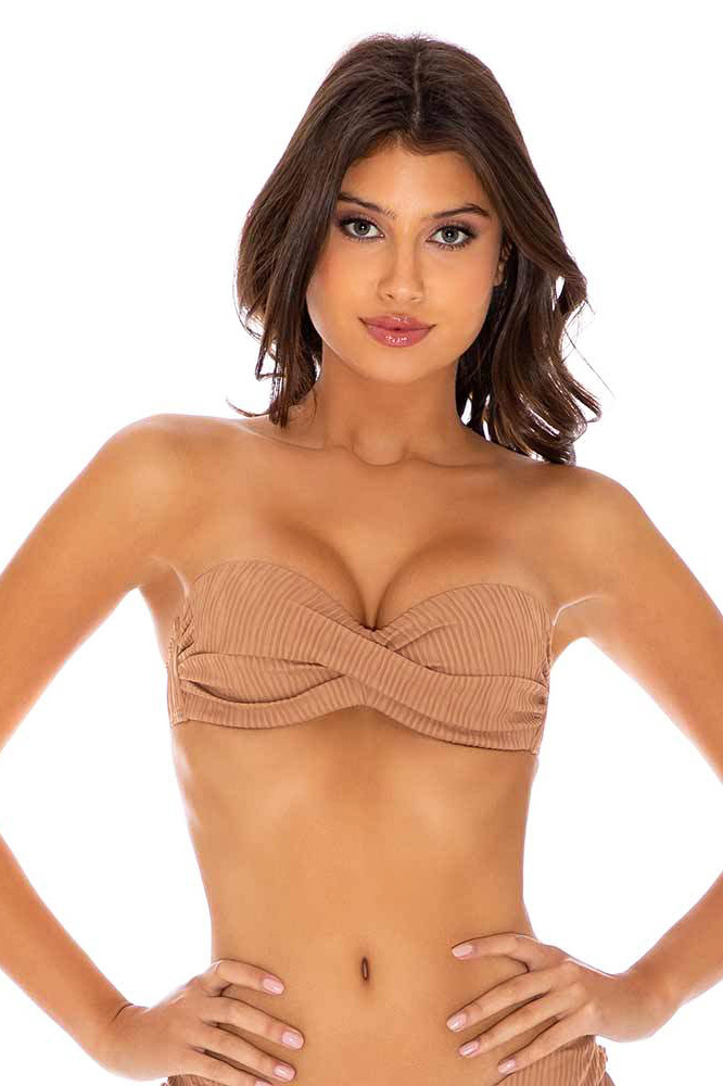 push up bandeau swimsuit
