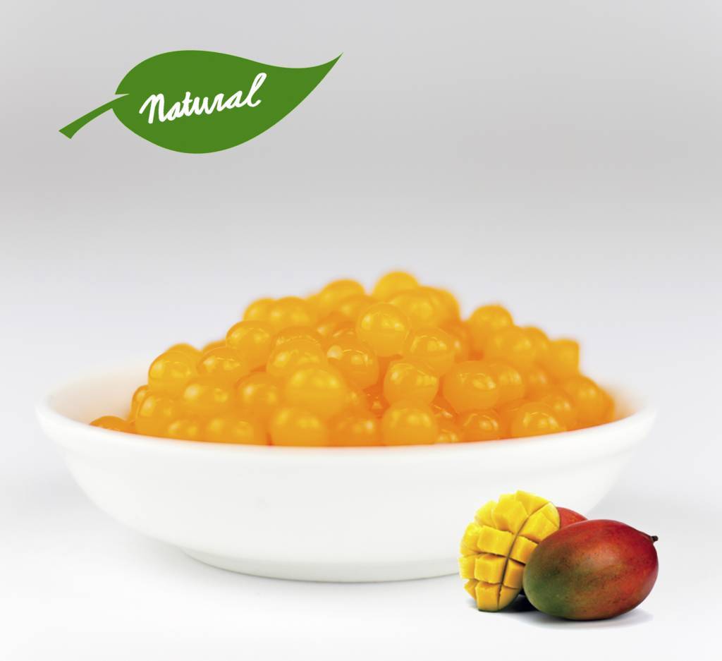 - Mango - Perlas de frutas ( 3.2kg CUBOS)