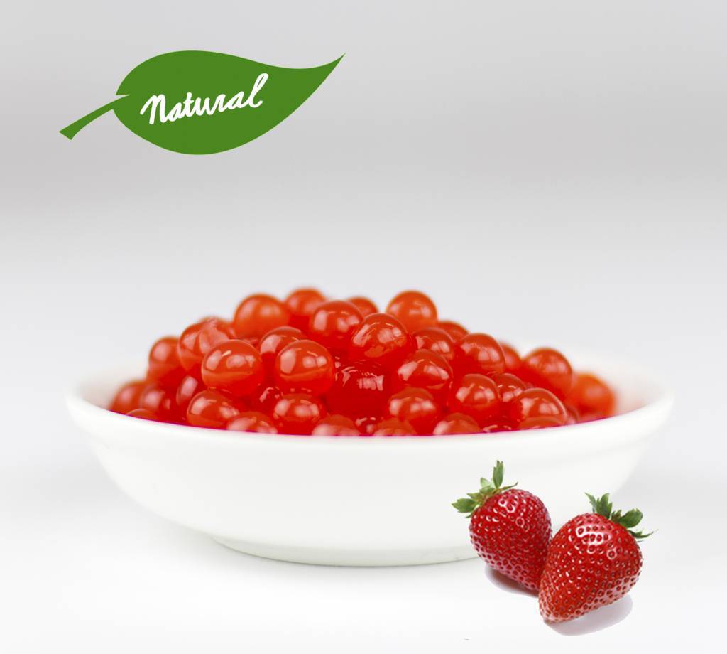 - Fresa - Perlas de Frutas ( 3.2kg CUBOS)