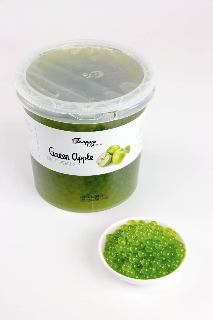 - Manzana Verde - Perlas de Frutas ( 3.2kg CUBOS)