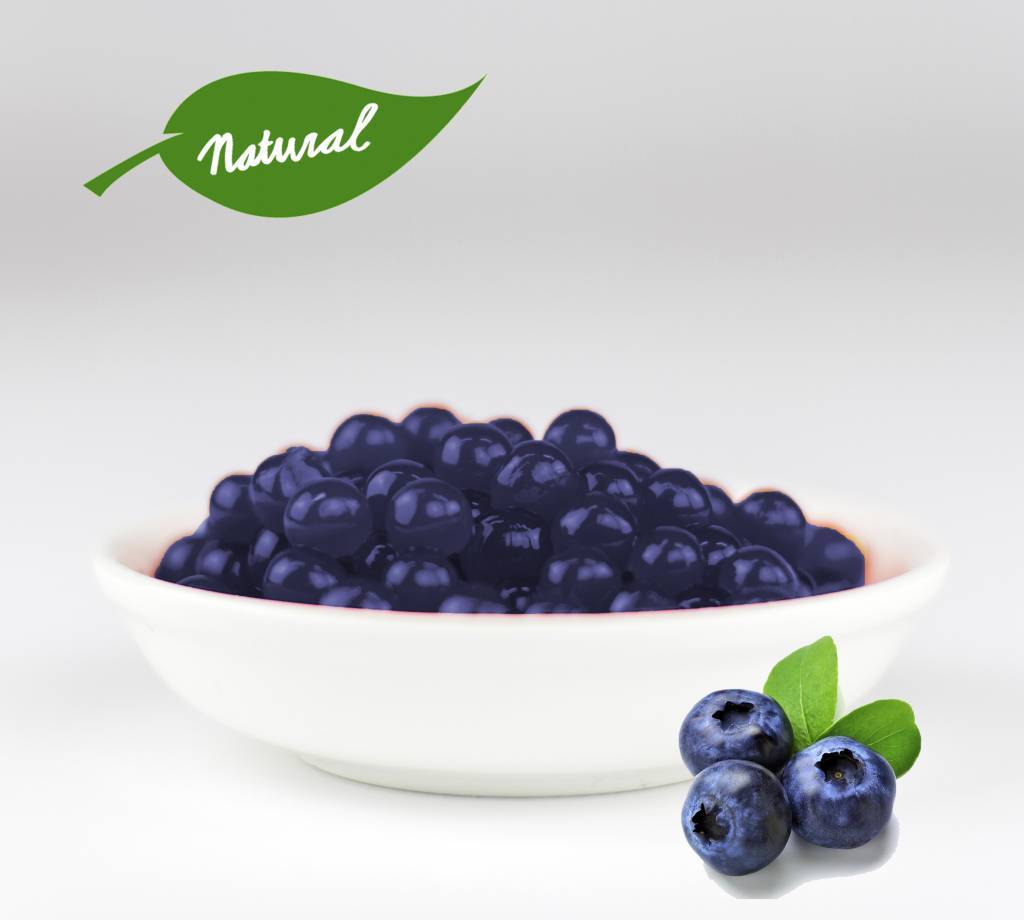 Fruchtperlen für Bubbletea - Heidelbeeren - ( 3,2 kg)