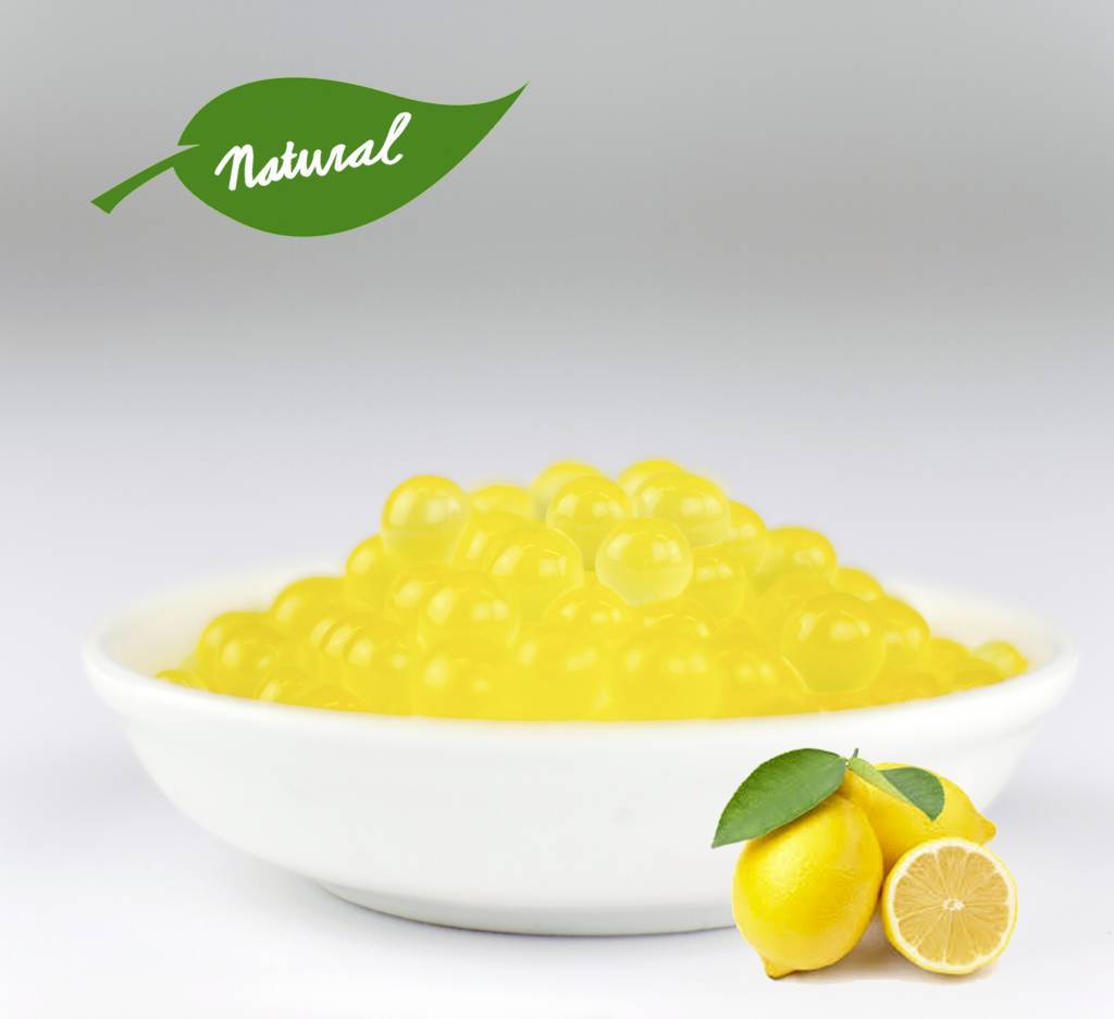 Fruchtperlen für Bubbletea - Zitrone - ( 3,2 kg)