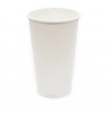 Gobelets en papier, 500 ml, blancs