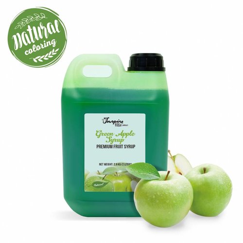 Premium - Green Apple - jarabe en primer lugare de frutas