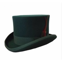 dark green hat