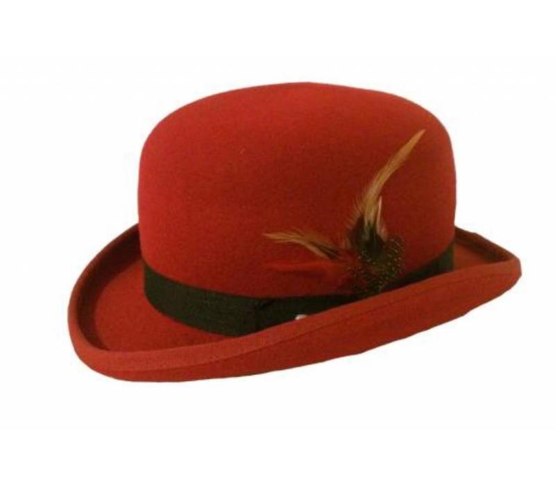 Bowler Hat Red