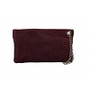 Le Babe Le Babe Luce Bordeaux Honeycomb Zip Top Bag