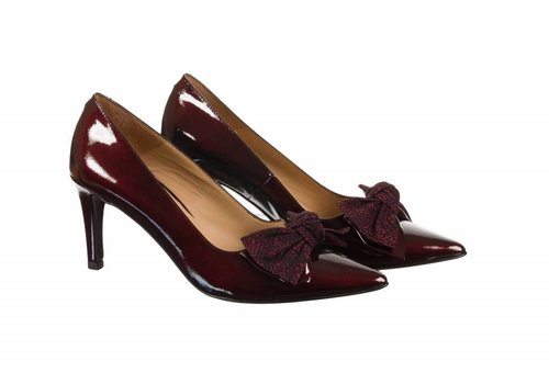 Perlato Perlato 10782 Burgundy Patent/Bow