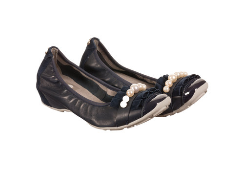 Mamzelle FICA Navy Pearl Pumps