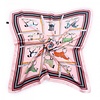 Peach F658 Horse print scarf