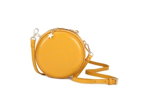 Peach Accessories Peach 8010 Mustard circle cross body bag