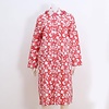 Peach Red/White Daisy Raincoat