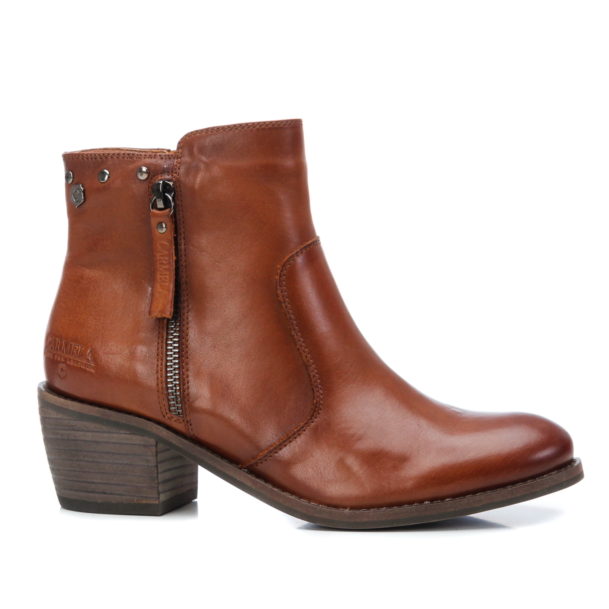 Carmela Carmela 67552 Tan leather A/Boots Footprints Carmela Carmela 67552 Tan leather A/Boots Footprints