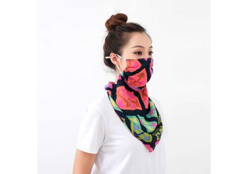 Peach Accessories Peach 0016 Aztec print large Scarf Mask