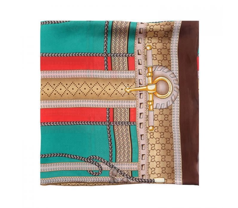 Peach TT117 Red & Green Scarf