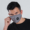 GESSY Gessy Grey cotton mask with valve