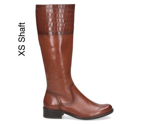 caprice boots cognac