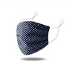 Peach 0011 Navy Diamonte Mask