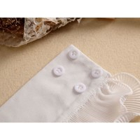 7724 pretty White cotton Cuff’s