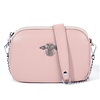 8801 Crystal Bee Blush Leather Pouch