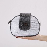 PO20 Crossbody Bag in Silver