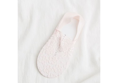 Peach Accessories SDK024 Pale Pink Lace shoe liners