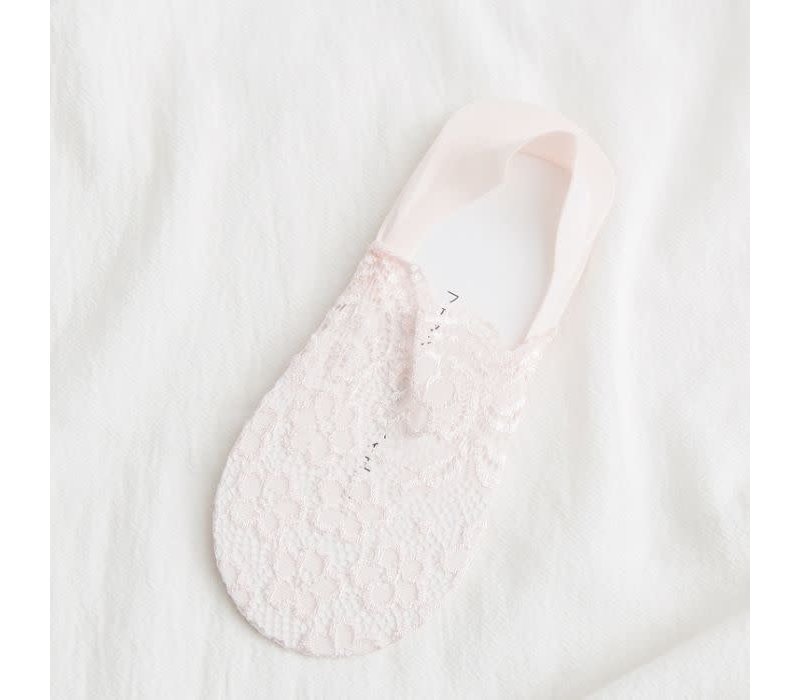 SDK024 Pale Pink Lace shoe liners