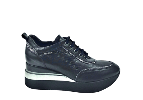 MarcoMoreo MarcoMoreo A651  Navy Platform Shoes