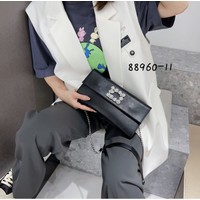 88960-11 Black Leather Bag