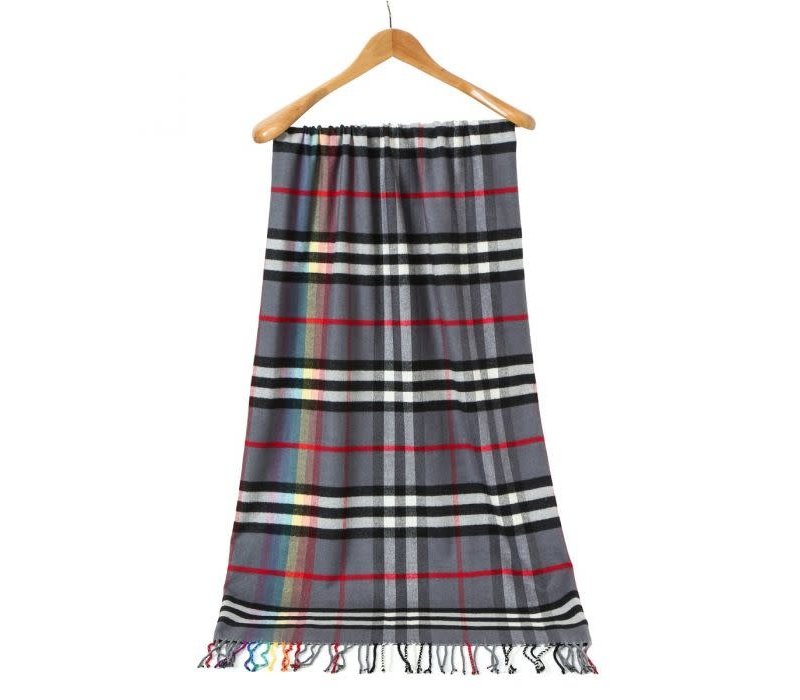 HUA076 Tartan Scarf multi colour