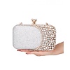 Peach Accessories K003 Silver Shimmer/Crystal dressy Bag