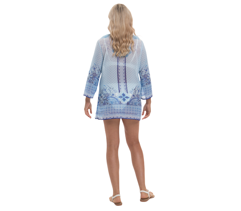 Pia Rossini AMALFI Tunic in Blue