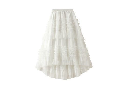 Peach Accessories SKI 001 frilly White Petticoat Skirt