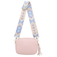 P158 Box Bag with Funky Strap in Pink