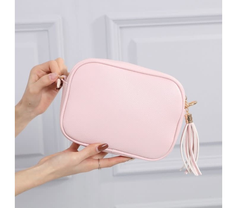 P158 Box Bag with Funky Strap in Pink