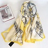 Peach Accessories TT216 Yellow Scarf with ee print