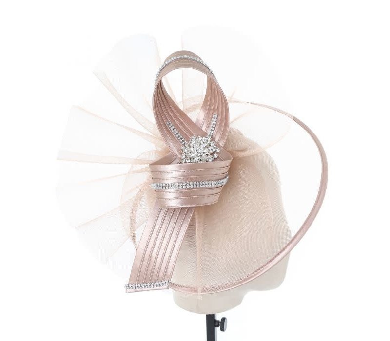 TG212 Taupe Decorative Fascinator