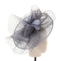 L001 Grey Headband Fascinator